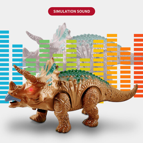 Interactive Electronic Dinosaur Robot Toy with Walking Motion and Roaring Sounds for Educational 1