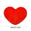 Heart Pillow 30 cm Sky Blue Plush Throw Cushion 2