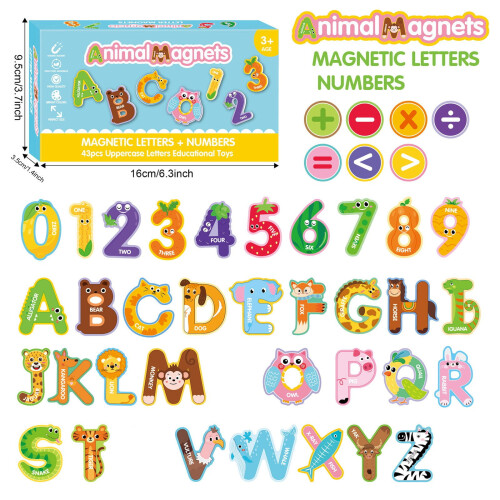 Σετ μαγνητών ψυγείου με χριστουγεννιάτικα γράμματα – Πολύχρωμο μαγνητικό 2
