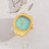 Ρολόι BOZHI Fashion Ring για γυναίκες και άνδρες – Τετράγωνο ηλεκτρονικό ρολόι με 6