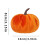 Halloween-Kürbis-Dekoration, künstlich, 1 Stück 2