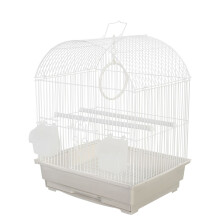 KCT Rosario Small Exotic Portable Bird Cage - White