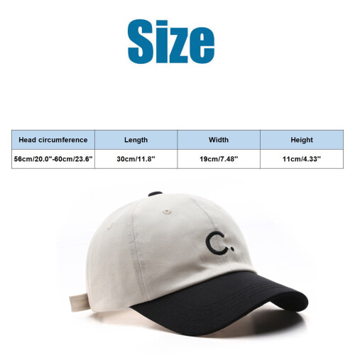 Gorra de béisbol con protección solar, bordada, talla única. 2