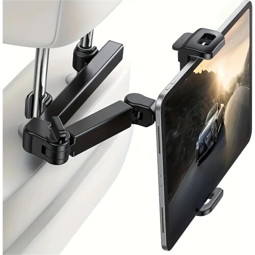 Suporte para tablet ajustável para encosto de cabeça de carro de 4,7 a 11 polegadas 1