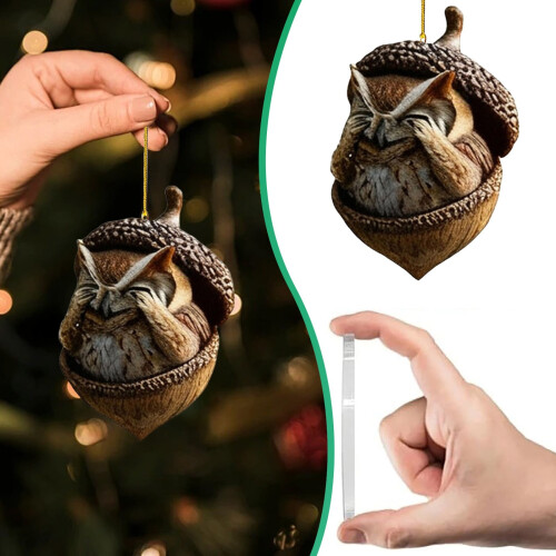 2D-Acryl-Tier-Weihnachtsbaumschmuck 1