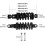 Αμορτισέρ πίσω MTB 125/150/165/190mm, ανάρτηση XC με ελατήρια πολλαπλών ταχυτήτων – Συμβατό 3