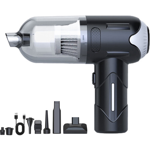 Wireless Car Vacuum Cleaner Portable Rechargeable with 1