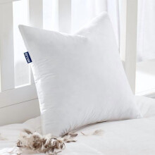 Feather Pillow Insert 24x24, Decorative Down Throw Pillow Insert Fluffy Throw Pillow Cotton Fabric for Sofa Bed Couch