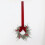 Mini Christmas Wreath Set Snow-Flocked Red Berry Bow 4 pcs 4
