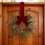 Mini Christmas Wreath Set Snow-Flocked Red Berry Bow 4 pcs 5