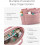 Τσάντα Luvy, τσάντα Crush Bow Tote, κομψή τσάντα χειρός, αδιάβροχη καπιτονέ τσάντα ώμου με 5
