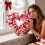 Heart-Shaped Valentine's Wreath 40 x 37 cm 4