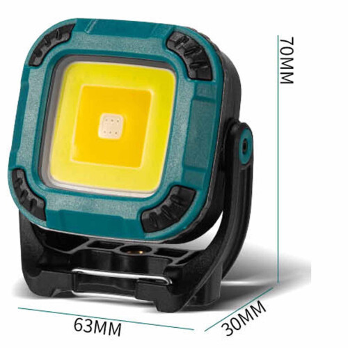 Lampe de travail LED avec base magnétique et rotation multi-vitesses 2