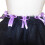 Halloween-bustle-nederdel med blondetylunderskørt 105 cm 4
