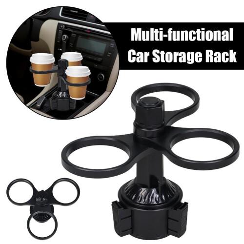 Car Cup Holder Expander Adjustable 360 Rotation 3-in-1 2