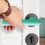 Poignée de porte intérieure en silicone, lot de 1 7