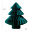 Green Honeycomb Paper Christmas Tree Table Decoration 3