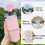 Purple Silicone Straw Covers with Bow Design 2PCS 3