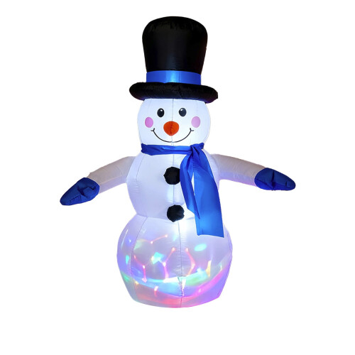 Inflatable Christmas Snowman with Lights 2 pcs 2