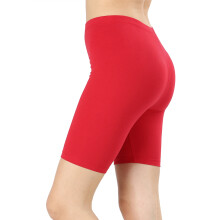 Damen-Leggings aus weicher, dehnbarer Baumwolle, knielang, Fitness-Sport-Radlerhosen