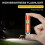 LED Camping Flashlight, Aluminium, 5-Brightness, USB-Charged 2
