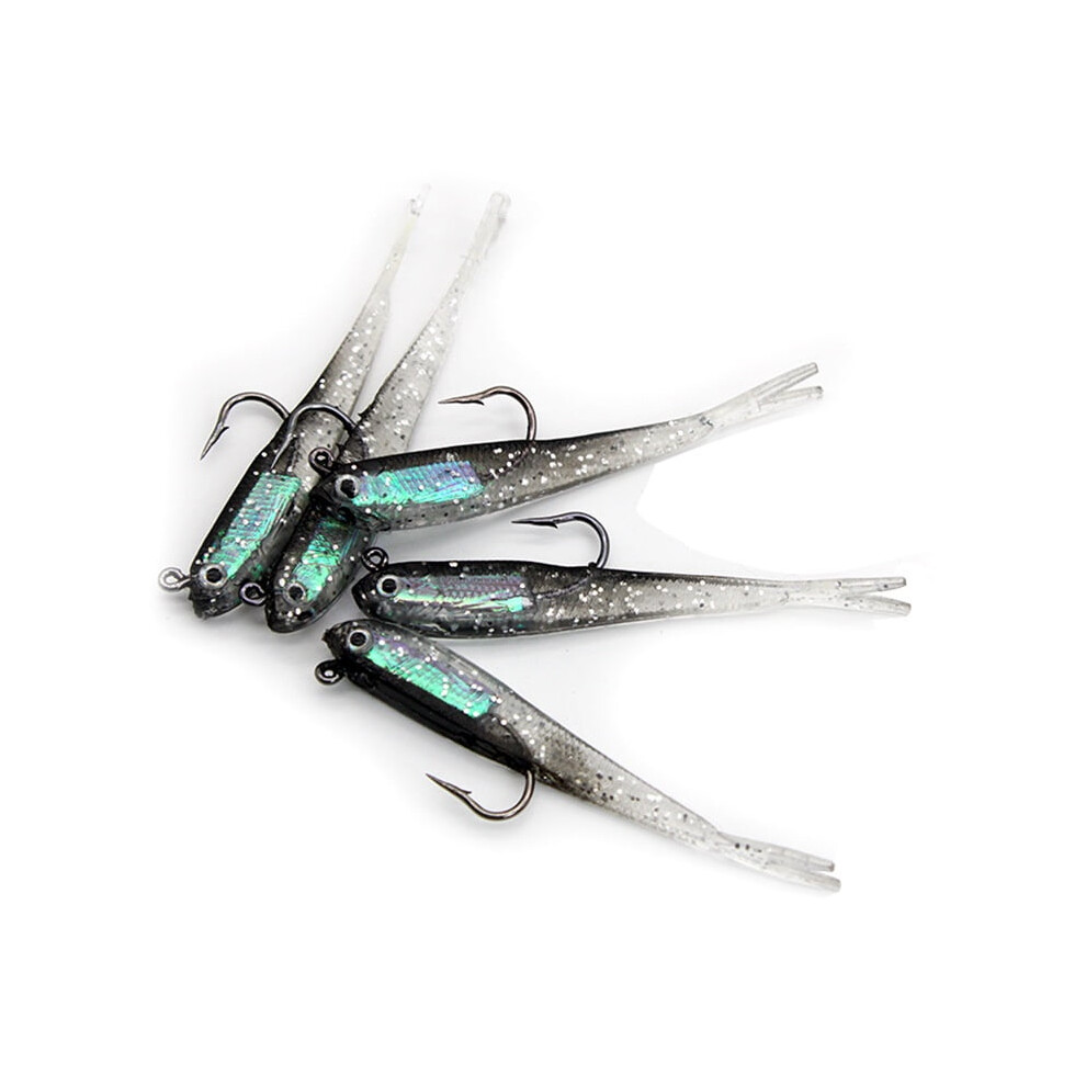5Pieces Fishing Lures Jigs With Lead Fish 2.35g/6.5g Soft Bait Lures-image-OPC-PRV5BF7-NEW