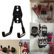 Heavy Duty Garage Hooks with Anti-Slip Coating – Wall-Mount Tool Hangers for Garden Tools, Ladders & Bulky Items – Compatible with Standard Garage