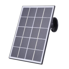 Painel solar Yammee com anéis de 5,5 mm e 3,5 mm para câmeras de segurança.