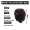Συνθετικό Scrunchie Chignon με Λάστιχα και Λάστιχα σε Ίσια Αλογοουρά με Ντόνατ 4