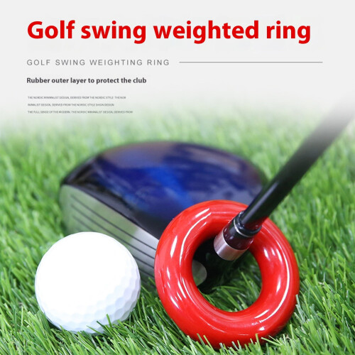 Golfschwungtrainer-Ring – 140 g beschwerte Schlägerhilfe 1