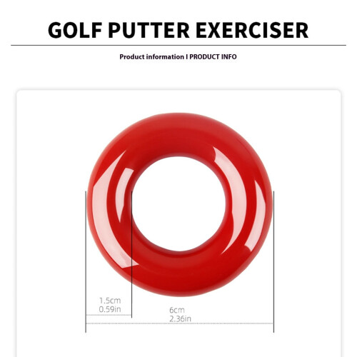 Golfschwungtrainer-Ring – 140 g beschwerte Schlägerhilfe 2