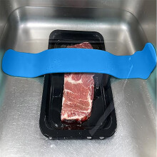 Descongelador de filetes de acero inoxidable: descongelación rápida para carne y mariscos, duradero y moderno, compatible con todo tipo de
