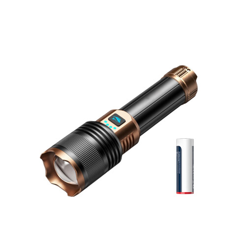 Rechargeable Telescopic Zoom Flashlight 4000mAh 1