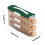 Refrigerator Door Rack, Rolling Storage Bin, Space-Saving Stackable Design, Organizes Condiments and Snacks in Refrigerator, Home Kitchen Users 8
