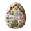 Patchwork Felt Egg House Easter Decor & DIY Craft Kit with Materials – Embroidered Easter Eggs & Chick House (Pink) 2