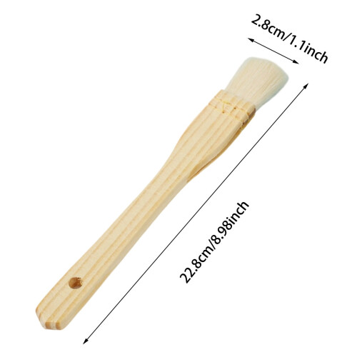 Grillpinsel mit Naturholzgriff, 1 Stück 2