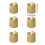 Usbinx Velas de LED sem chama, pacote com 6 pilhas AAA 3