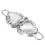 Manual Dumpling Maker Mould Heart Shaped Dumpling Tool Silver 1Pcs 4