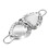 Manual Dumpling Maker Mould Heart Shaped Dumpling Tool Silver 1Pcs 5