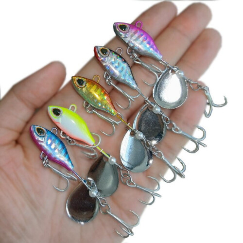 Stück Long Shot Rotating Tail Vibration Bait Spinner Spoon Angelköder Jigs Tractor Leads Hard Face 2