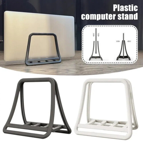 Suporte vertical para laptop compatível com MacBook Air/Pro, iPad, HP, Dell, ASUS e tablets Pro – Compatível com todos os modelos. 1