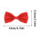 Men's Solid Bow Tie, Double-Layer Polyester, Adjustable, Compatible with Formal Events, Weddings & Parties 7