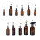 Amber Glass Bottle Cosmetic Container15ml to500ml 7
