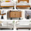 Elevadores de cama reforçados de 15 cm (6 polegadas), elevadores de móveis para mesa, cadeira, escrivaninha ou sofá, elevadores de sofá, suportam 6