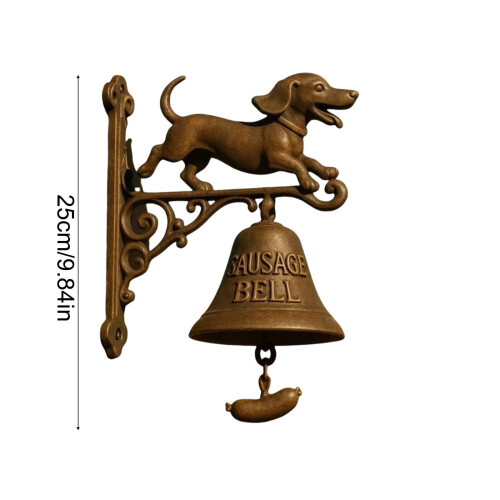 Vintage Dachshund Αγροικία Κουδούνι Πόρτας – Χειροκίνητο Κουδούνι Βεράντας & Κουδούνι 2
