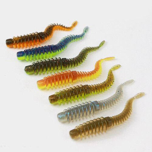 10 schwimmende Angelköder für Forellen, Softbaits, 8,5/7,5/6,5 cm, Kunstköder, Swimbait-Rigs 1