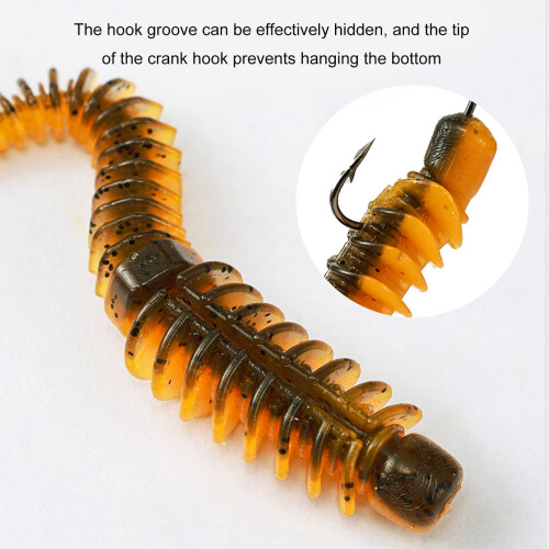 10 schwimmende Angelköder für Forellen, Softbaits, 8,5/7,5/6,5 cm, Kunstköder, Swimbait-Rigs 2