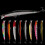 2 τεμάχια Δολώματα Ψαρέματος Jigs Πλωτό Νερό Bionic Minnow 12.7g 11.7cm Πλαστικά Είδη 2