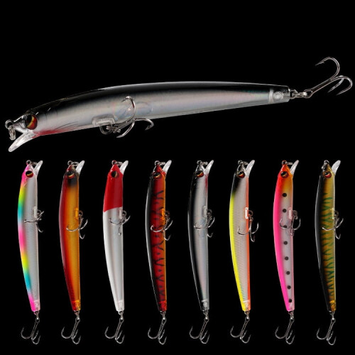 2 τεμάχια Δολώματα Ψαρέματος Jigs Πλωτό Νερό Bionic Minnow 12.7g 11.7cm Πλαστικά Είδη 1