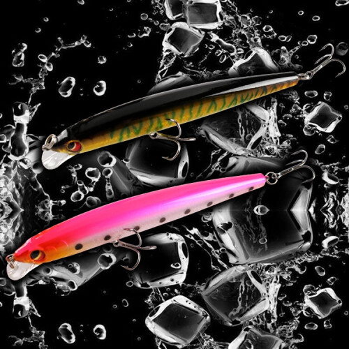 2 τεμάχια Δολώματα Ψαρέματος Jigs Πλωτό Νερό Bionic Minnow 12.7g 11.7cm Πλαστικά Είδη 2